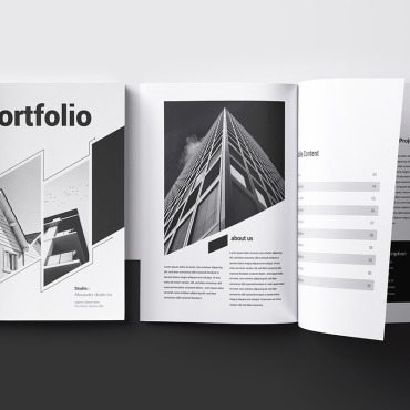 <a class=ContentLinkGreen href=/fr/kits_graphiques_templates_magazine.html>Magazine</a></font> portfolio architecture 332964