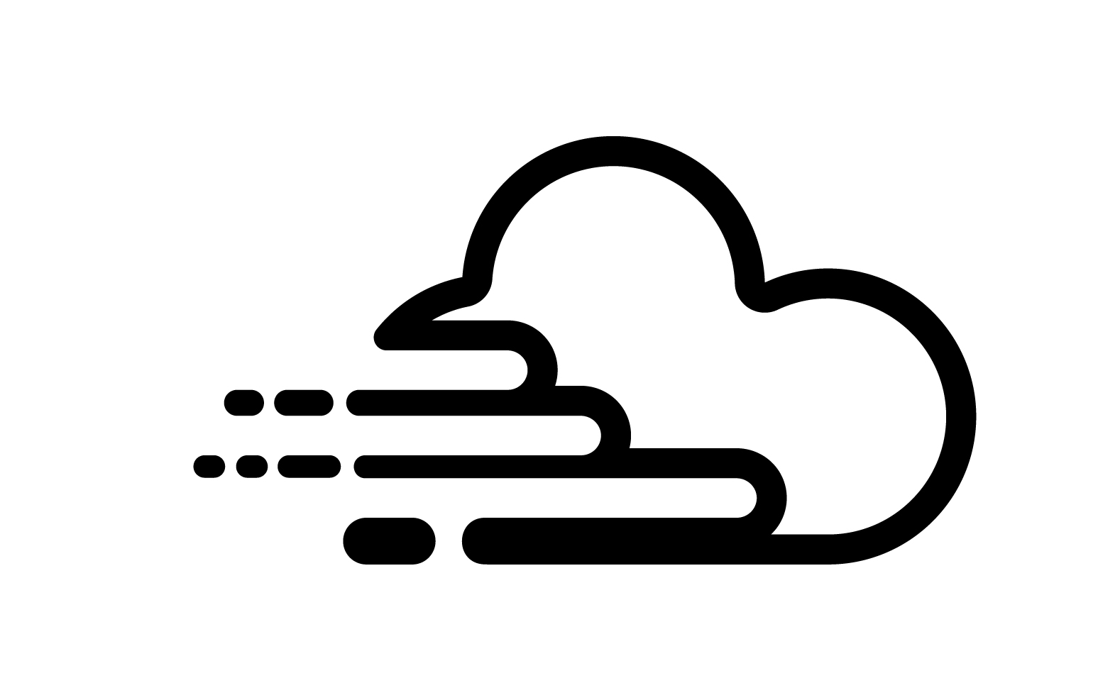 Cloud logo icon server save data template design v46