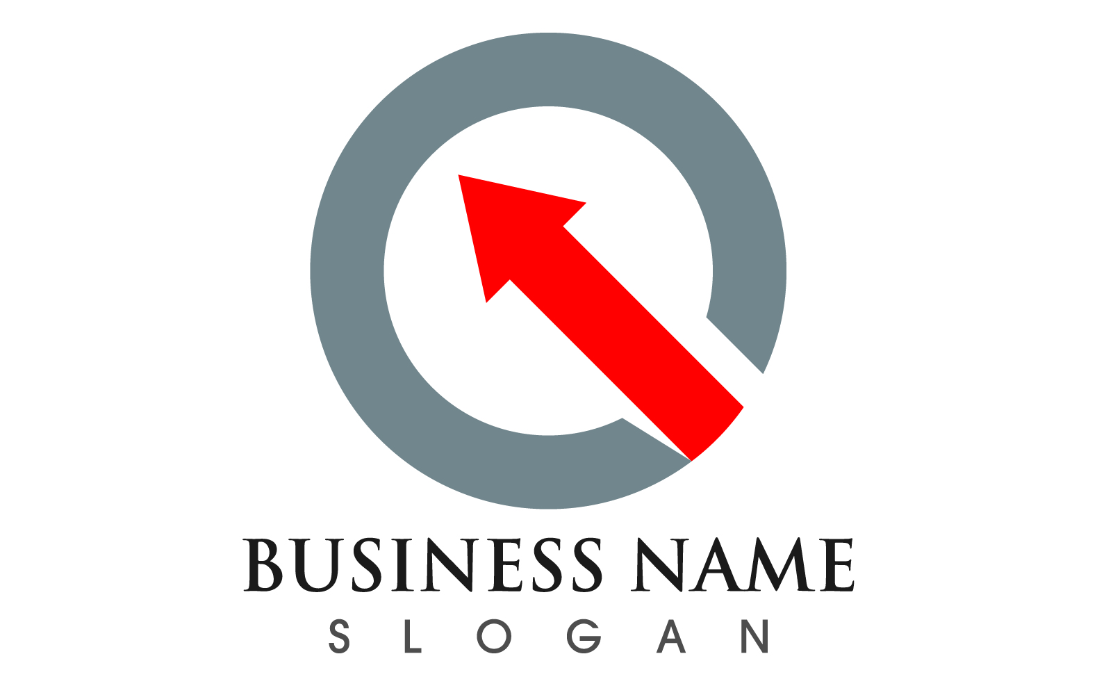 G letter initial business logo template vector v19