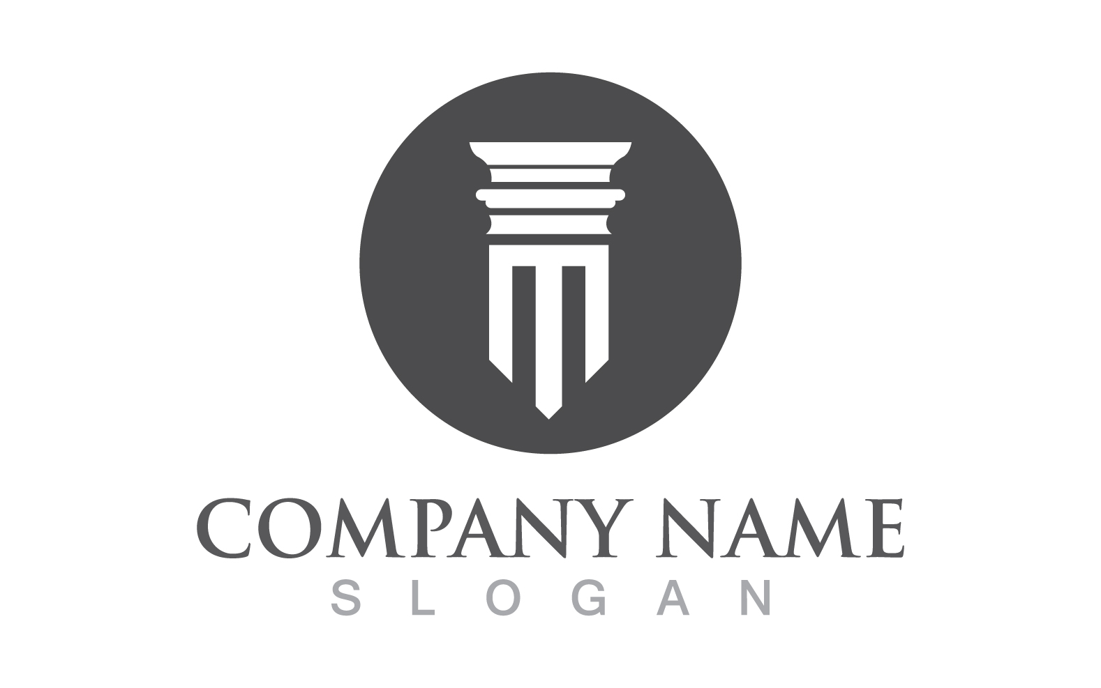 Pillar logo and symbol design vector v10
