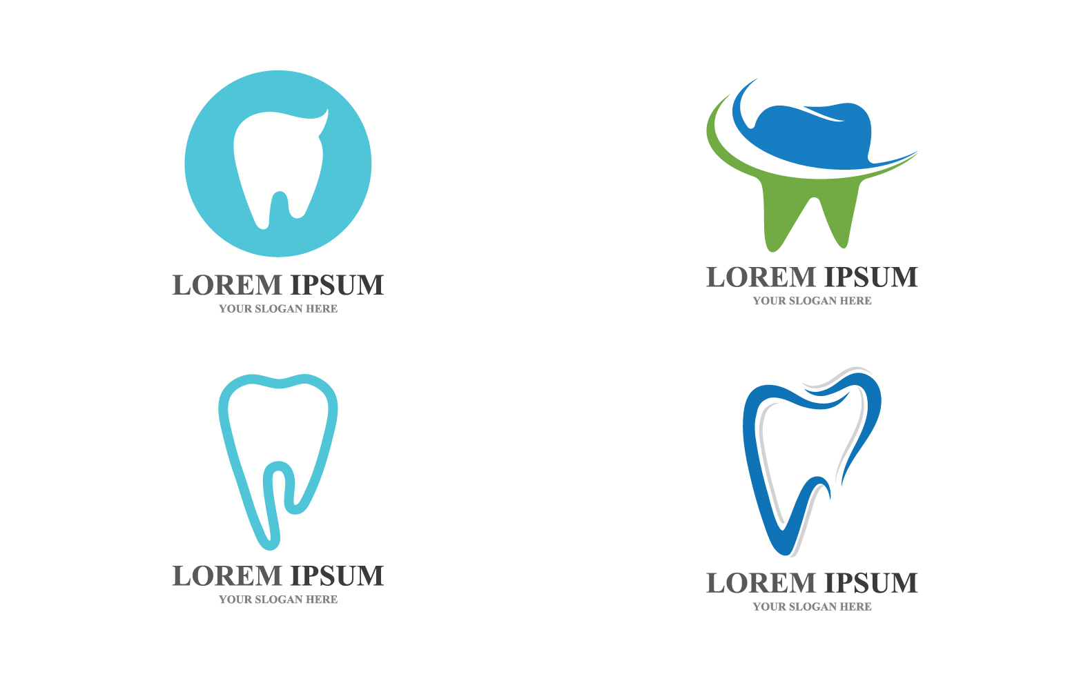 Dentis dental care health treatment logo vector v3