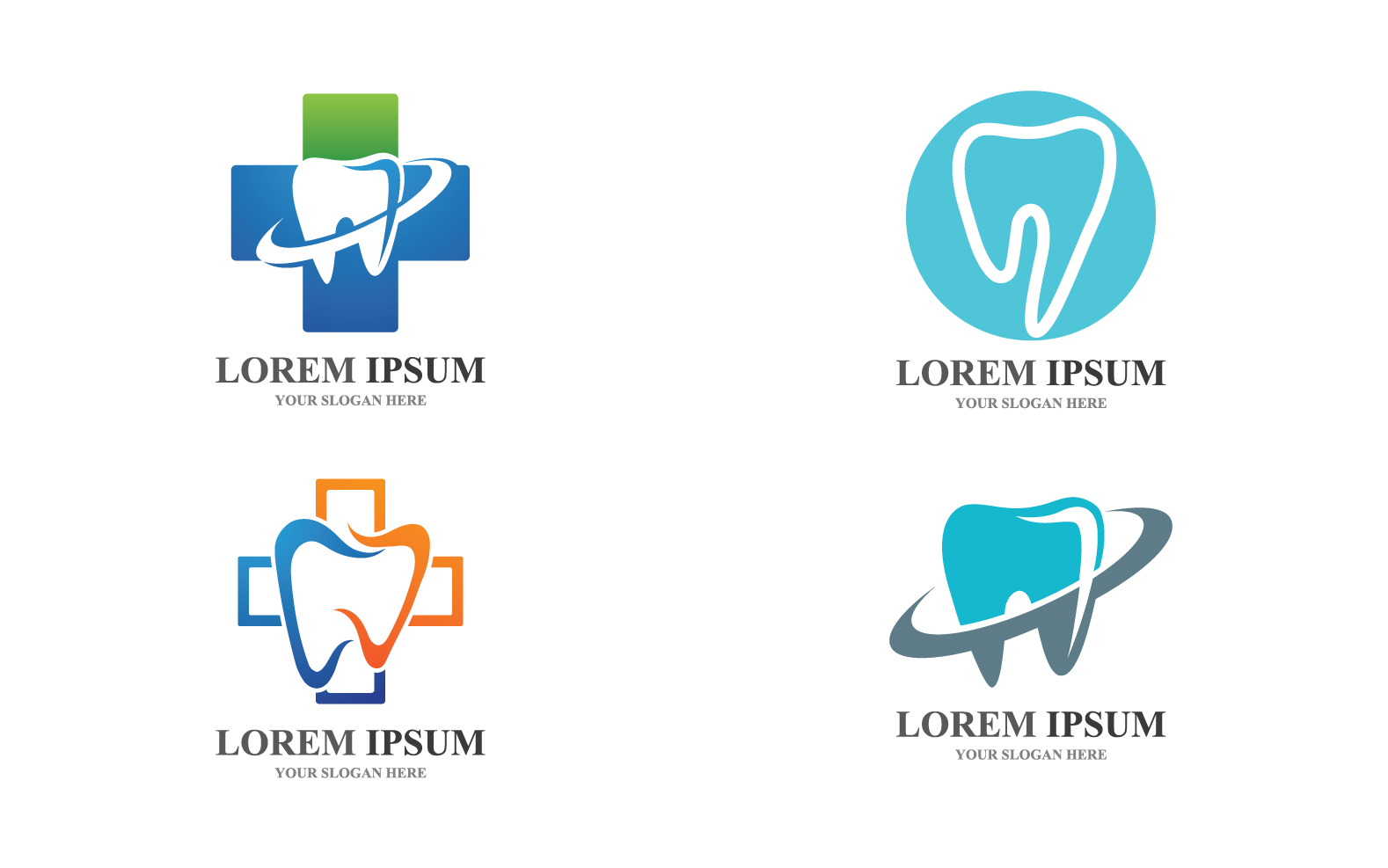 Dentis dental care health treatment logo vector v4