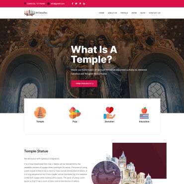 Charity Christian Landing Page Templates 333767