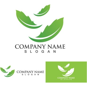 Leaf Green Logo Templates 334000