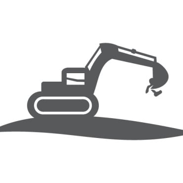 Bulldozer Construction Logo Templates 334085
