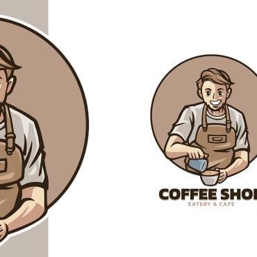 Cafe Retro Logo Templates 334091