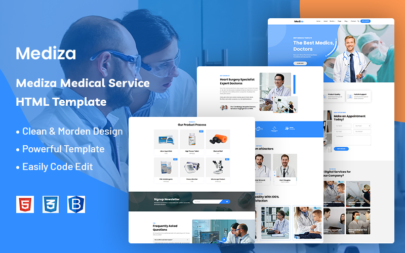 Mediza - Medical Service Website Template