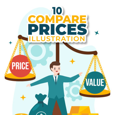 Prices Economy Illustrations Templates 334159