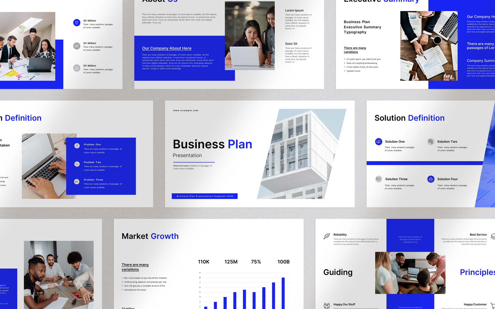 Smart Business Plan Presentation Template