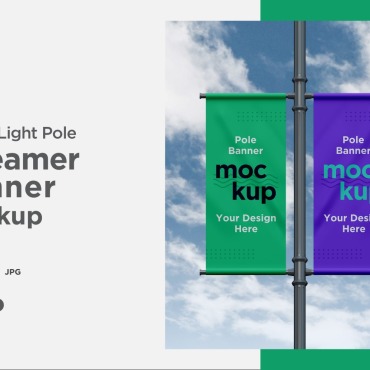 Lamp Post Product Mockups 334415