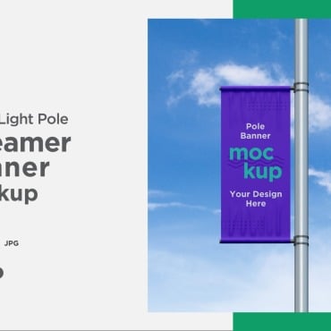 Lamp Post Product Mockups 334432