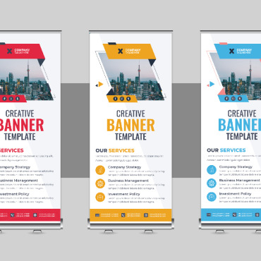 Advertising Banner Corporate Identity 334750