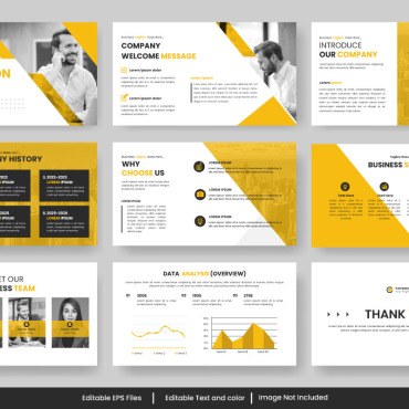 Company Profile Illustrations Templates 334799