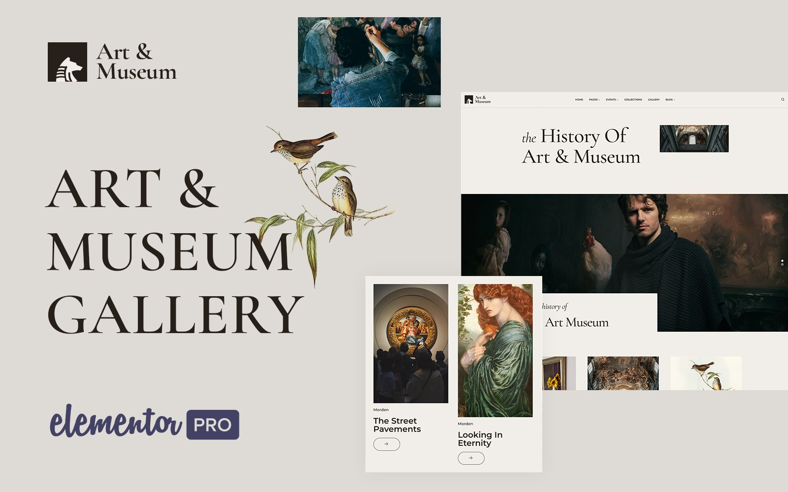 Art And Museum WordPress CMS Template