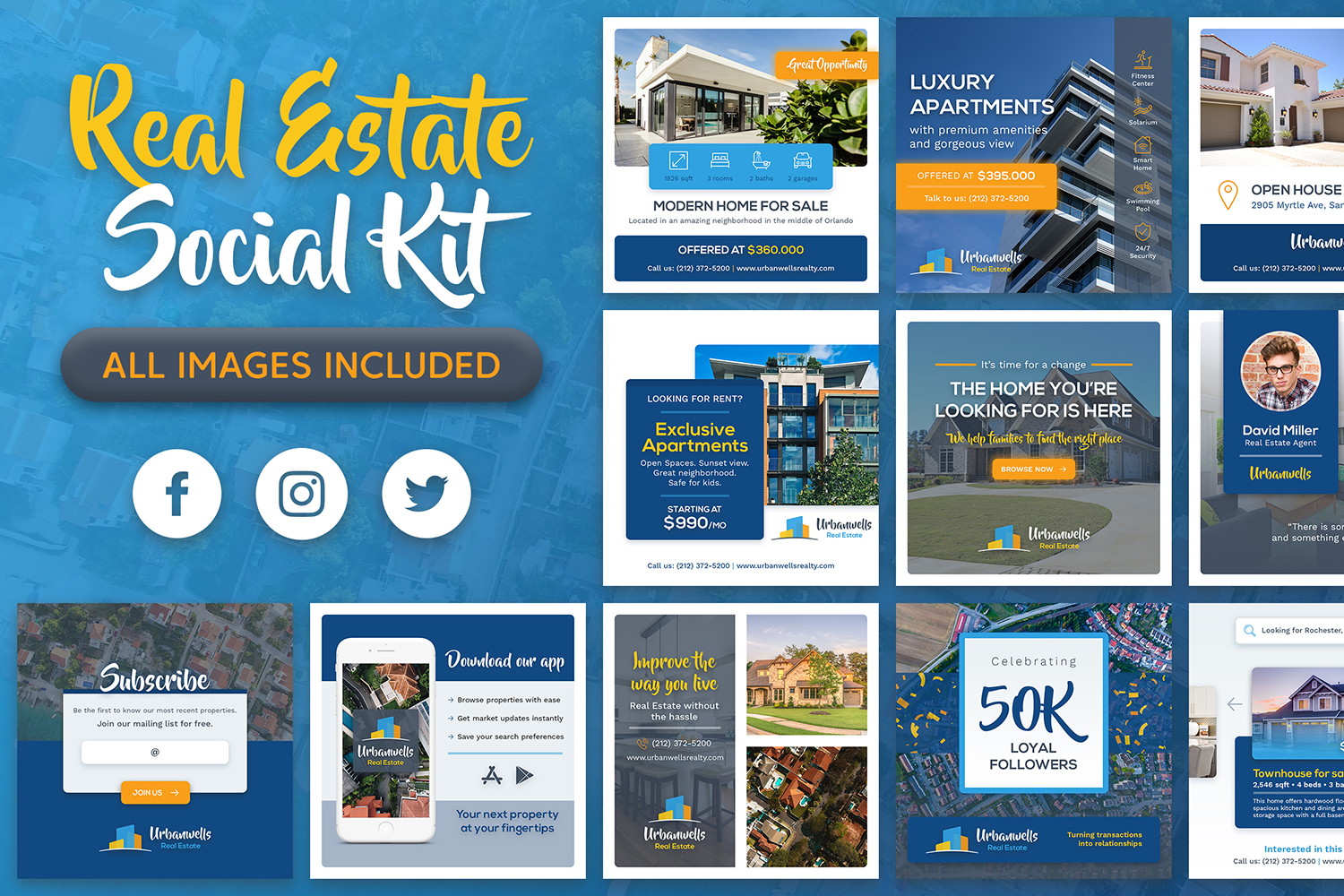 Social Media Kit - Real Estate