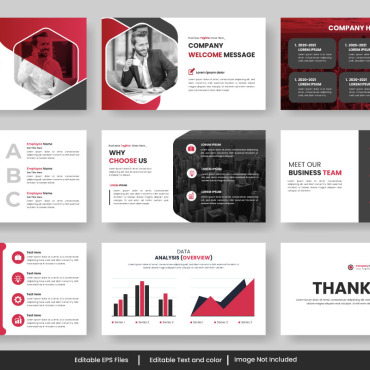 Company Profile Illustrations Templates 334838