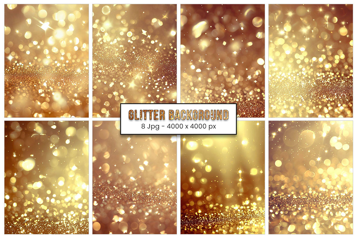 Gold Glitter Background Digital Papers