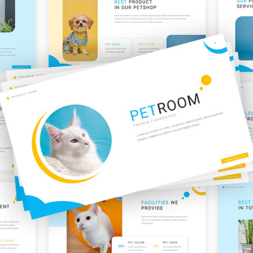 Care Cat PowerPoint Templates 334939