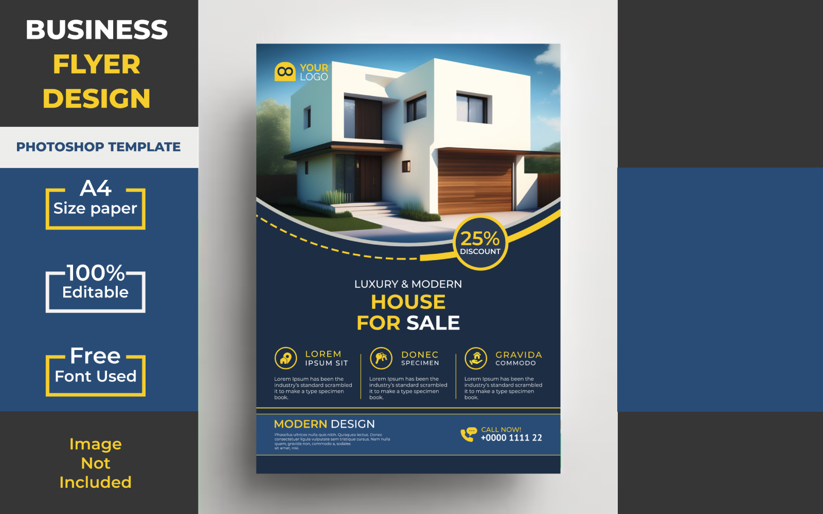 Exquisite Corporate Flyer PSD Template: Elevate Your Business with Stunning Design