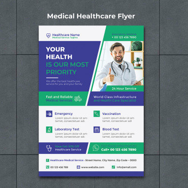 Medical Flyer Corporate Identity 335047