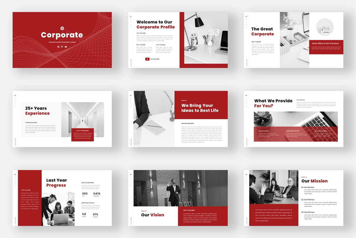 Corporate – Business Corporate PowerPoint Template