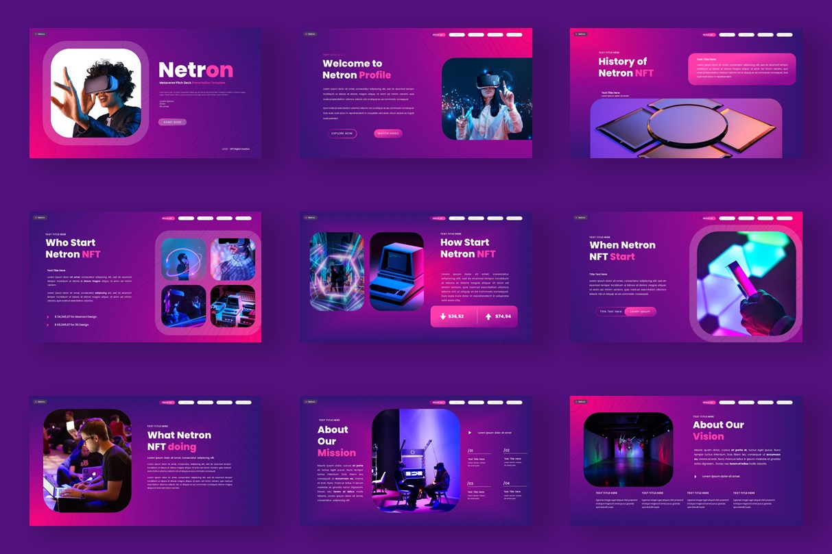 NETRON - Google Slide Template