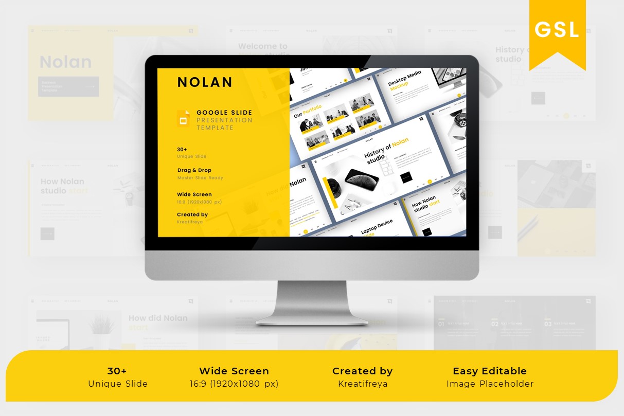 Nolan - Creative Business Google Slide Template