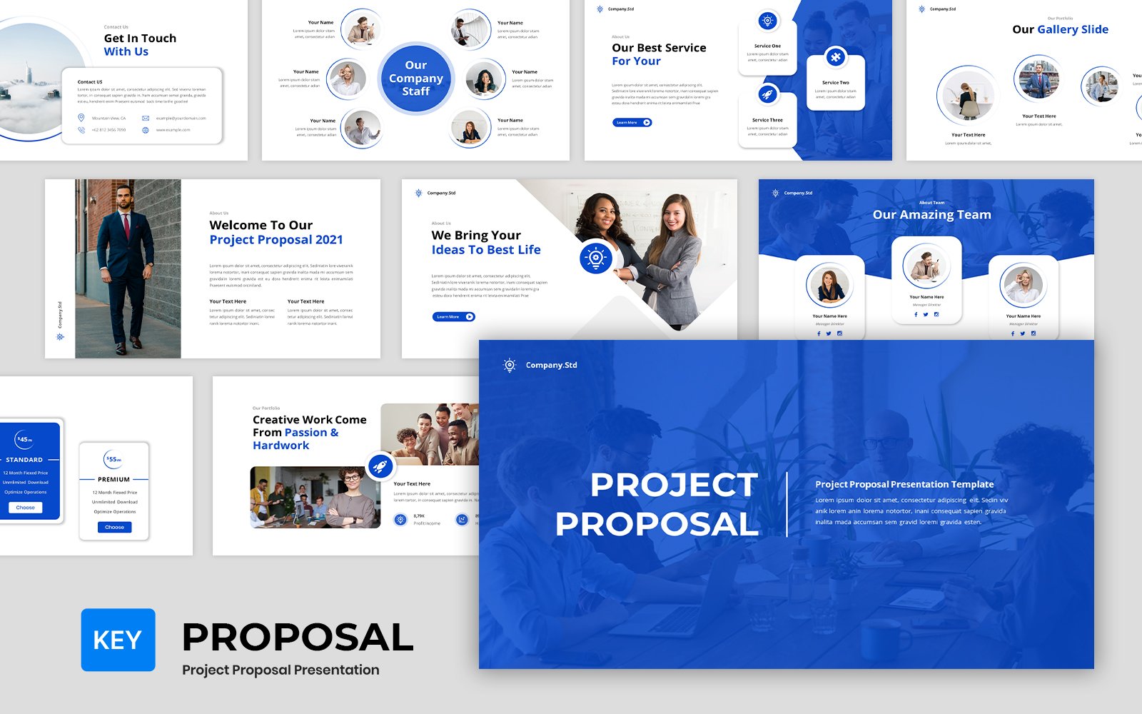 Project Proposal - Business Presentation Keynote Template