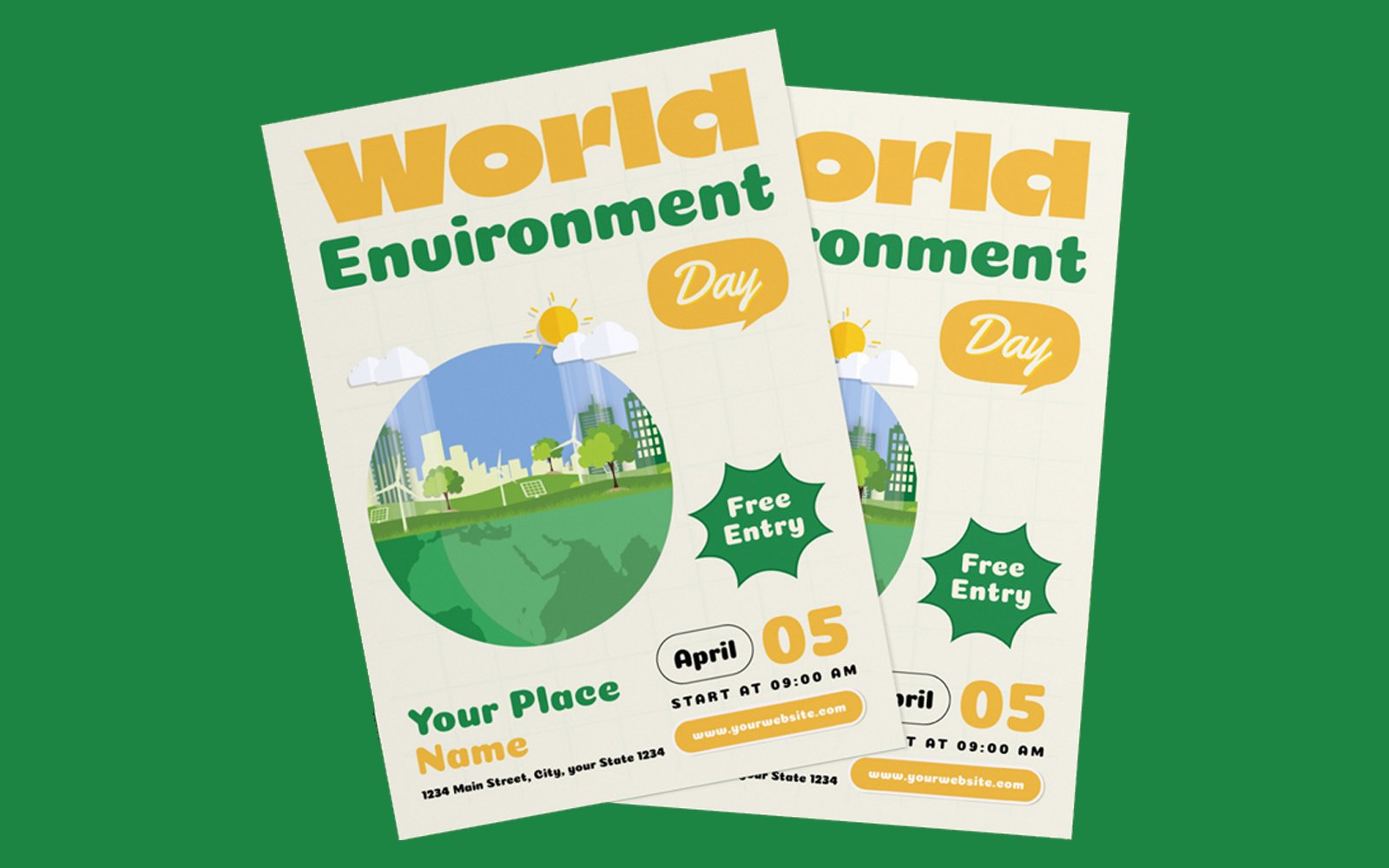International Environment Day Flyer Template