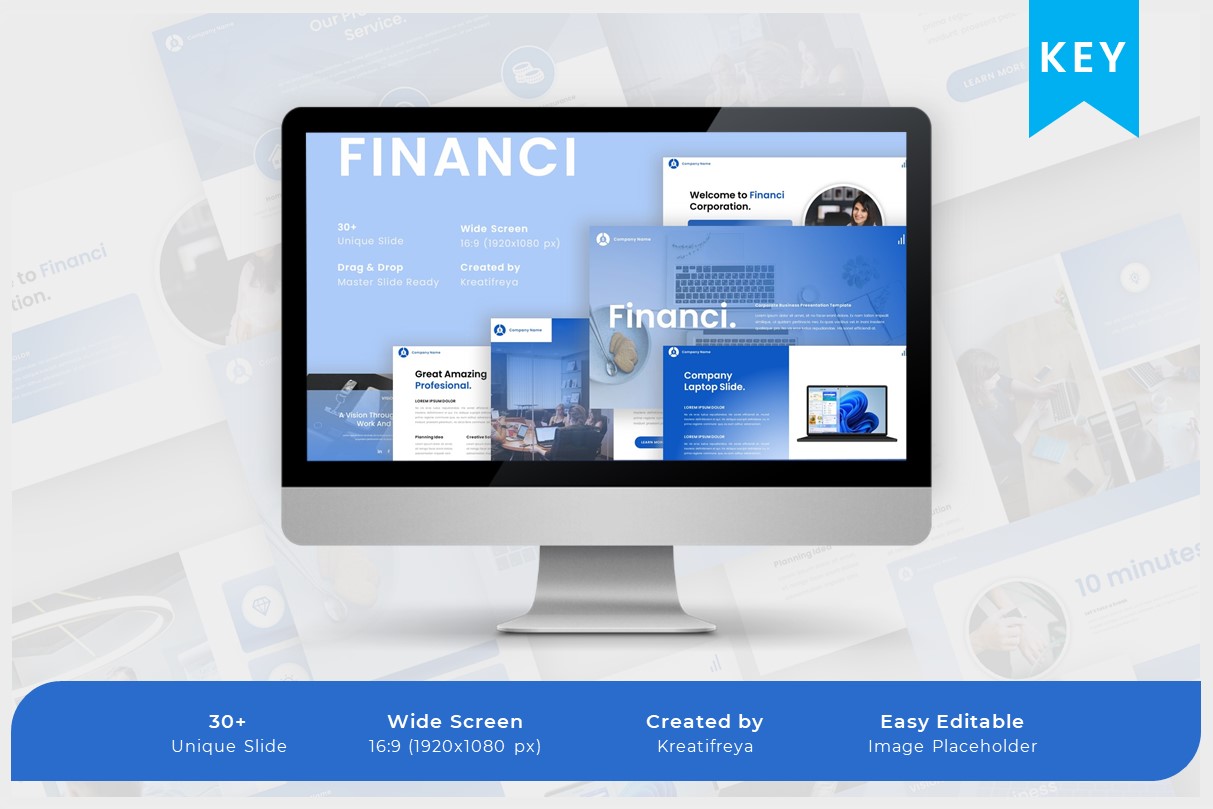 Finansi – Finance Business Keynote Template