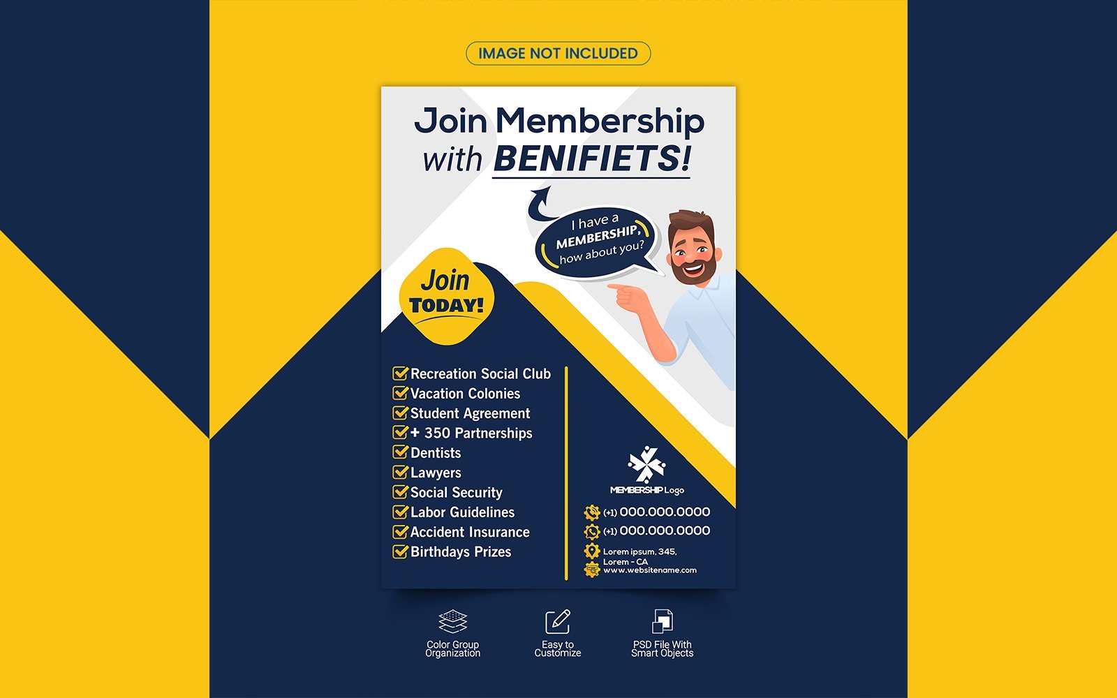 Membership Flyer Template