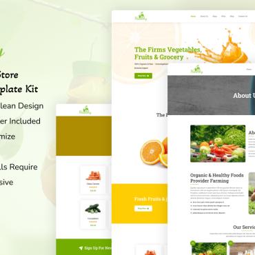 Organic Food Elementor Kits 335294