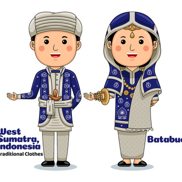 Indonesia Culture Vectors Templates 335451
