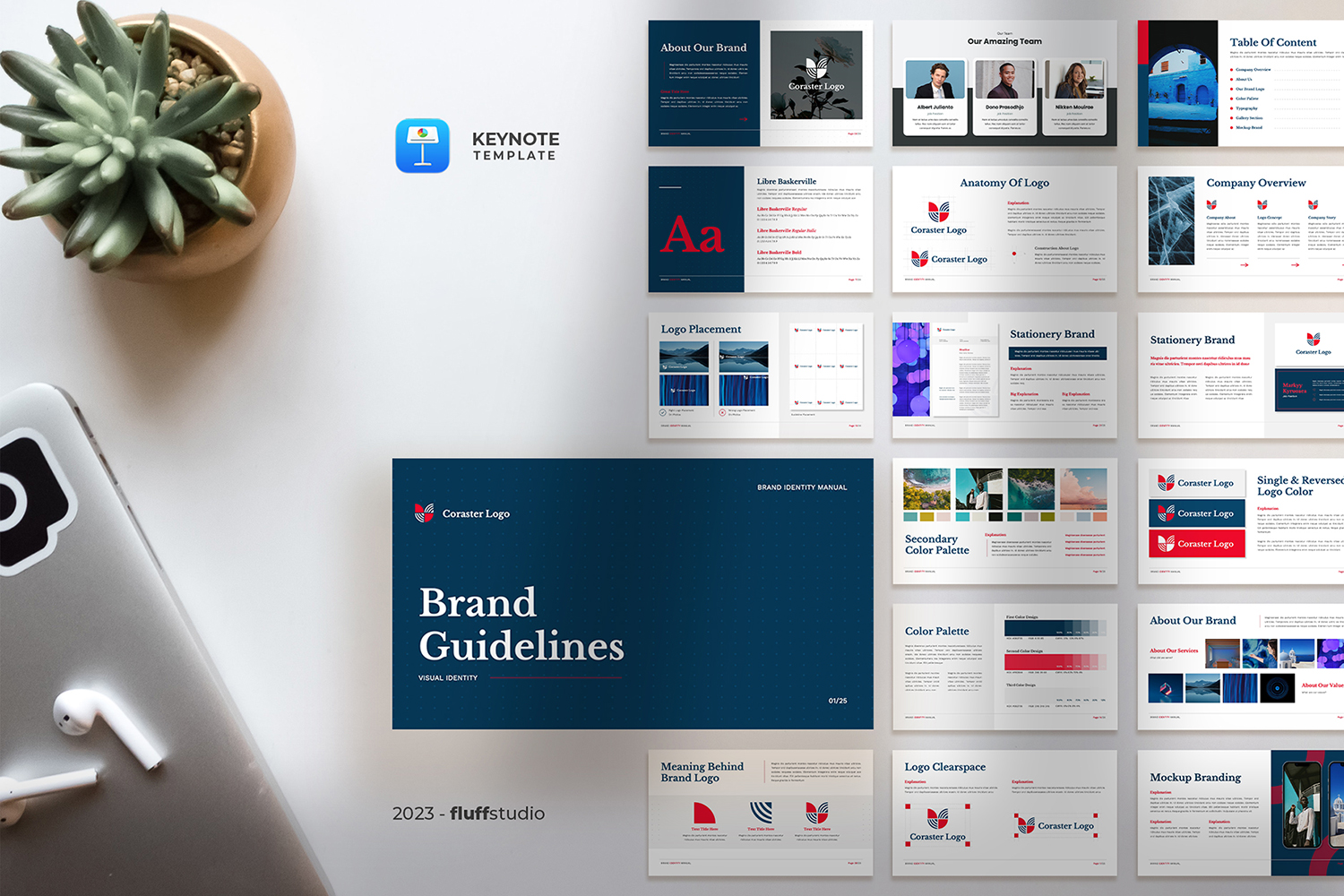 Brand Guidelines Brand Manual Keynote Template