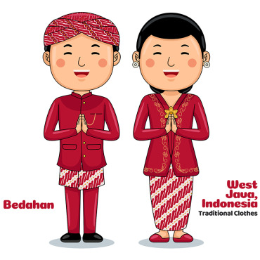 Indonesia Culture Vectors Templates 335479