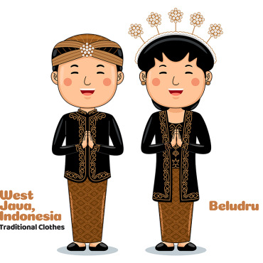 Indonesia Culture Vectors Templates 335481