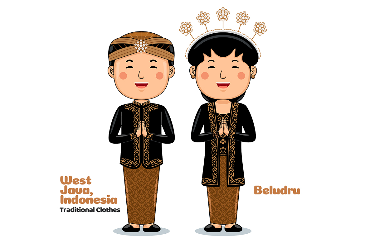 Couple wear Traditional Clothes greetings welcome to West Java 2