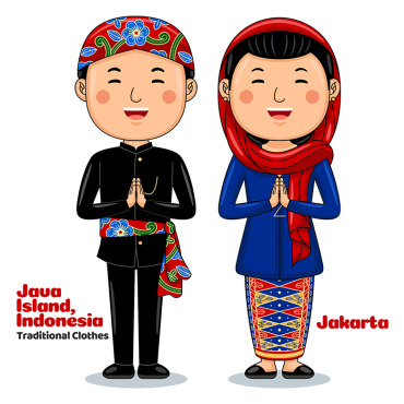 Indonesia Culture Vectors Templates 335492