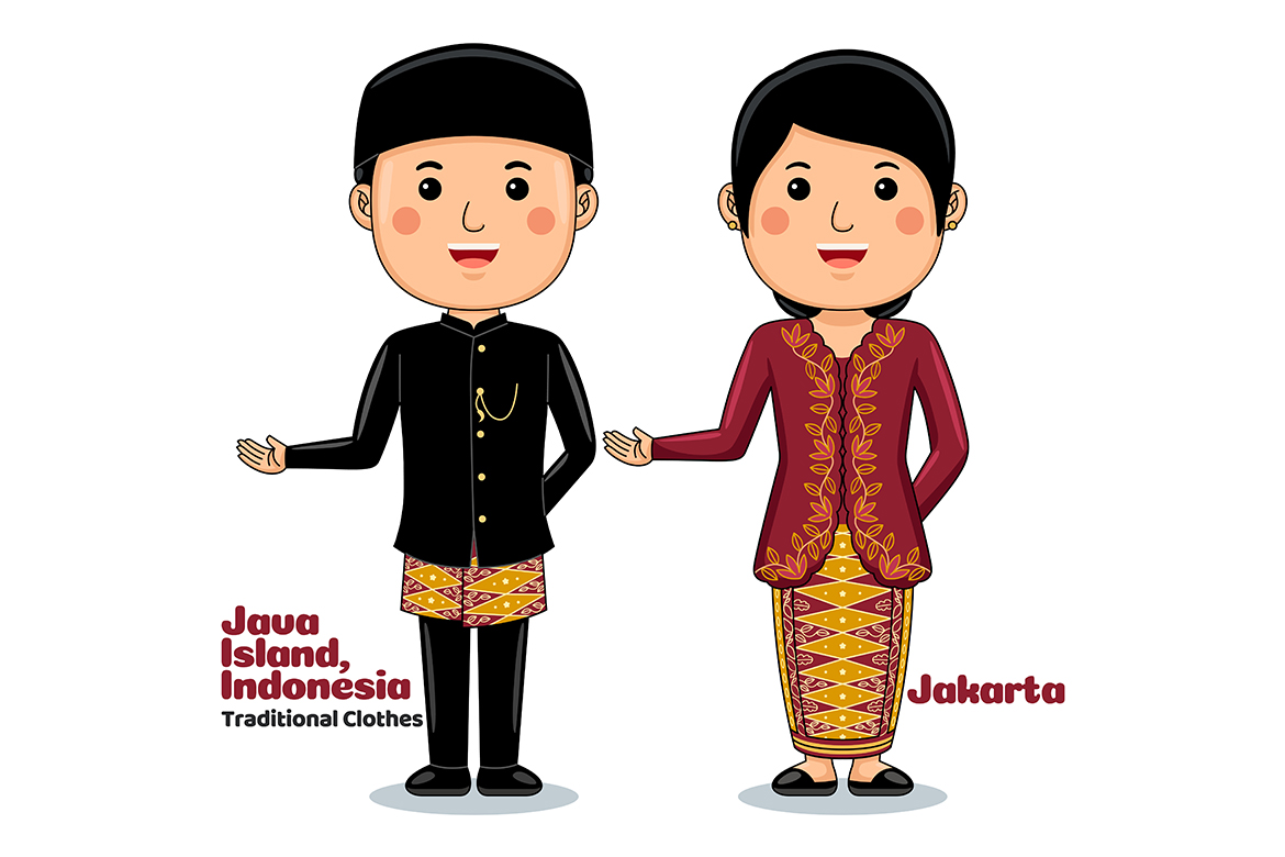 Welcome Gesture with Couple Jakarta Traditional Clothes 2