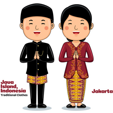 Indonesia Culture Vectors Templates 335496
