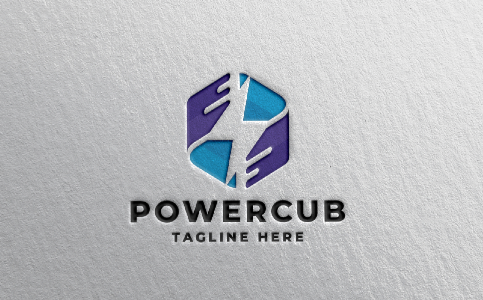 Power Cube Pro Logo Template