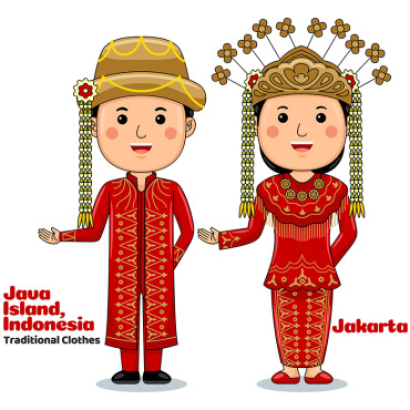 Indonesia Culture Vectors Templates 335532