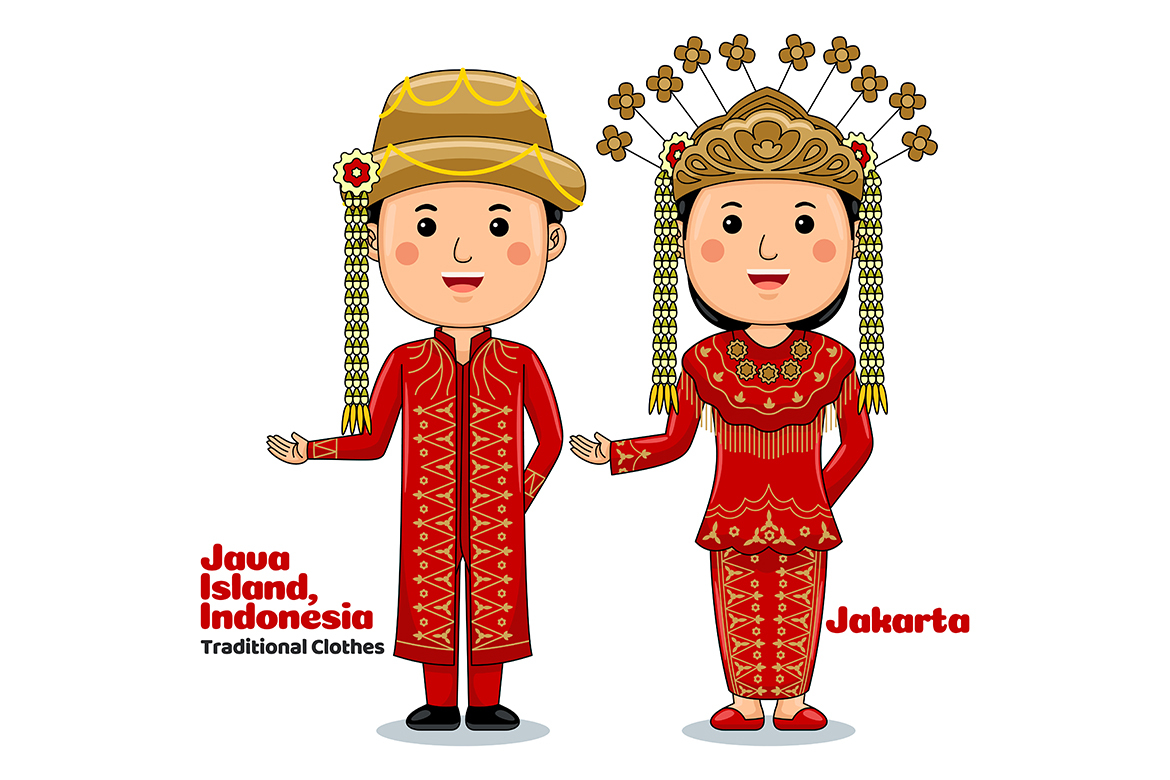 Welcome Gesture with Couple Jakarta Traditional Clothes 3
