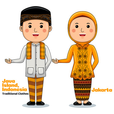 Indonesia Culture Vectors Templates 335534