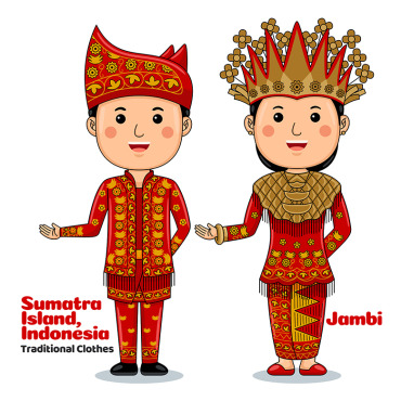 Indonesia Culture Vectors Templates 335536