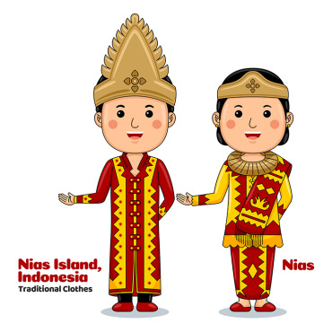 Indonesia Culture Vectors Templates 335544