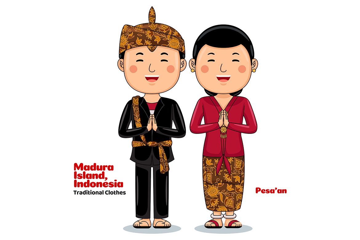 Couple wear Traditional Clothes greetings welcome to Madura 2