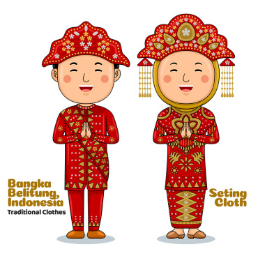 Indonesia Culture Vectors Templates 335553
