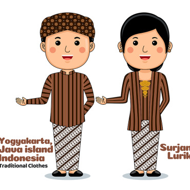 Indonesia Culture Vectors Templates 335556