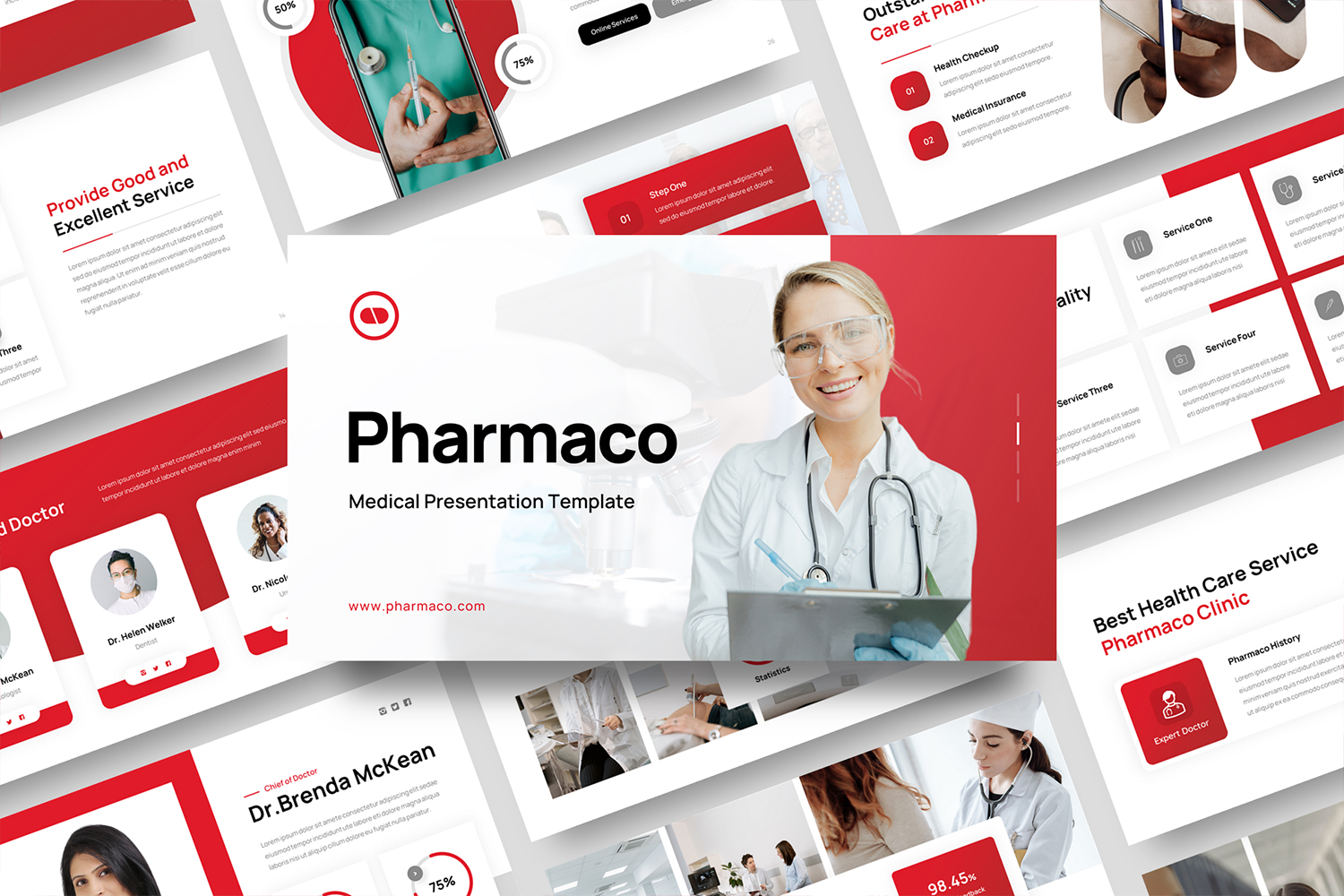 Pharmaco - Medical PowerPoint Template